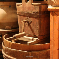 Alte landwirtschaftlich genutzte Gerätschaften