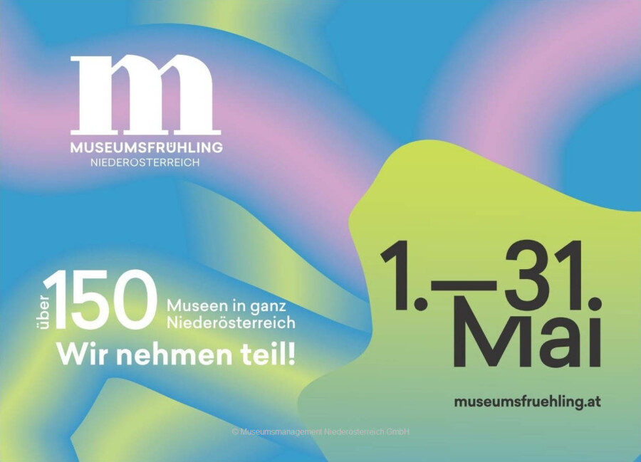 Museumsfrühling 2024 | Grafik zvg. von Museumsmanagement Niederösterreich GmbH