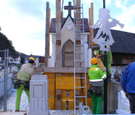 Weissenbach: Die Johanneskapelle bei der (ehem. Stangl) - Brücke kehrt nun auch zurück | Foto: PeterS Johanneskapelle bei Stangl-Brücke