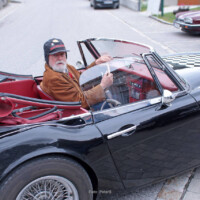 Der "Jaguar Daimler Owners Sports and Touring Car Club" zu Gast im Museum (Mai 2026) | © Triestingtaler Heimat und Regionalmuseum Weissenbach, Foto: PeterS JDOST Besuch 2026