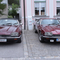 Der "Jaguar Daimler Owners Sports and Touring Car Club" zu Gast im Museum (Mai 2026) | © Triestingtaler Heimat und Regionalmuseum Weissenbach, Foto: PeterS JDOST Besuch 2026
